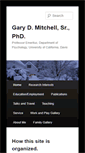 Mobile Screenshot of profgarymitchell.com